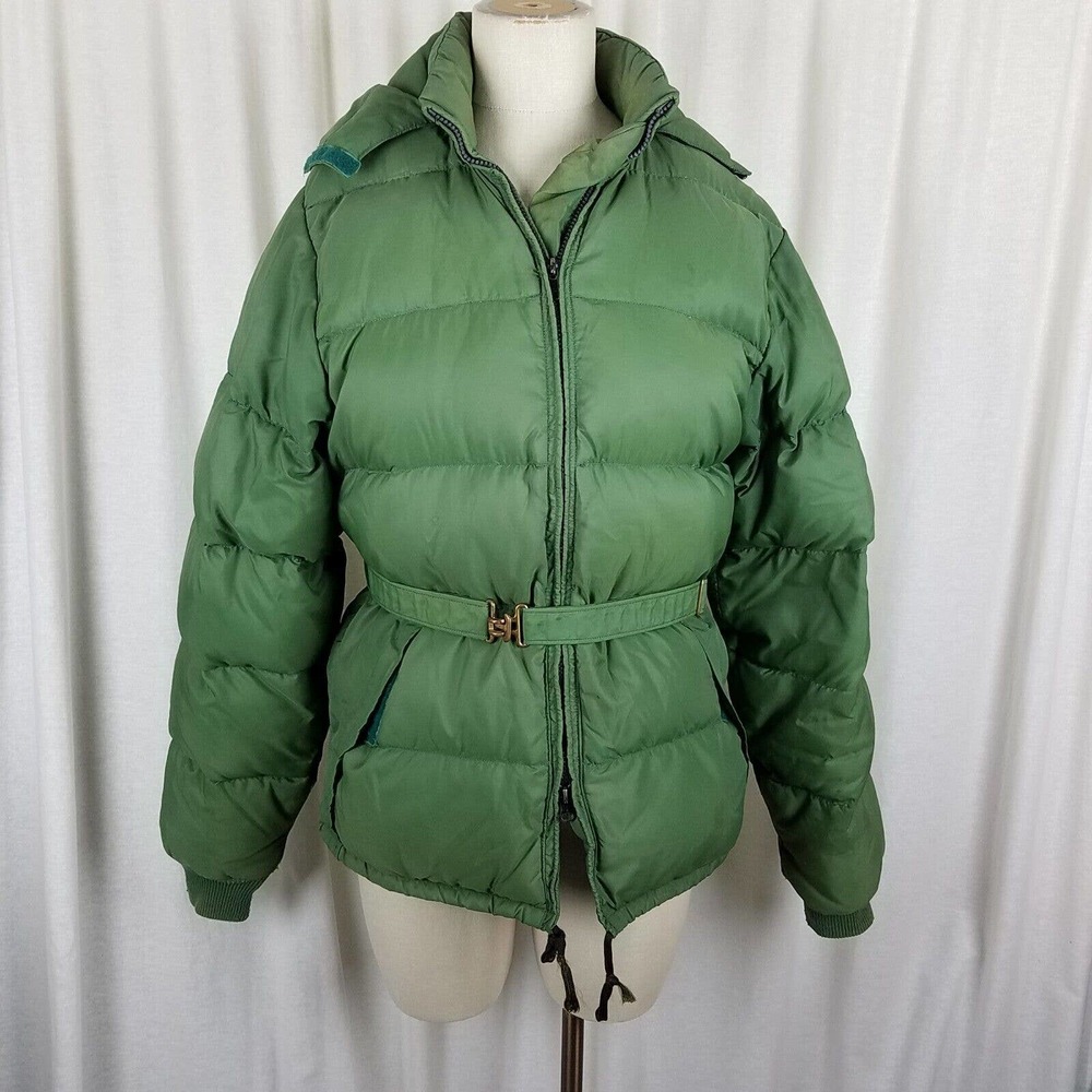 Vintage Frostline Kit Hooded Goose Down Quilted Puffer Parka Jacket Womens S View 2